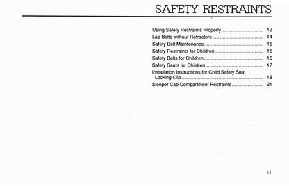 1993 Ford L-Series Owner's Manual | English