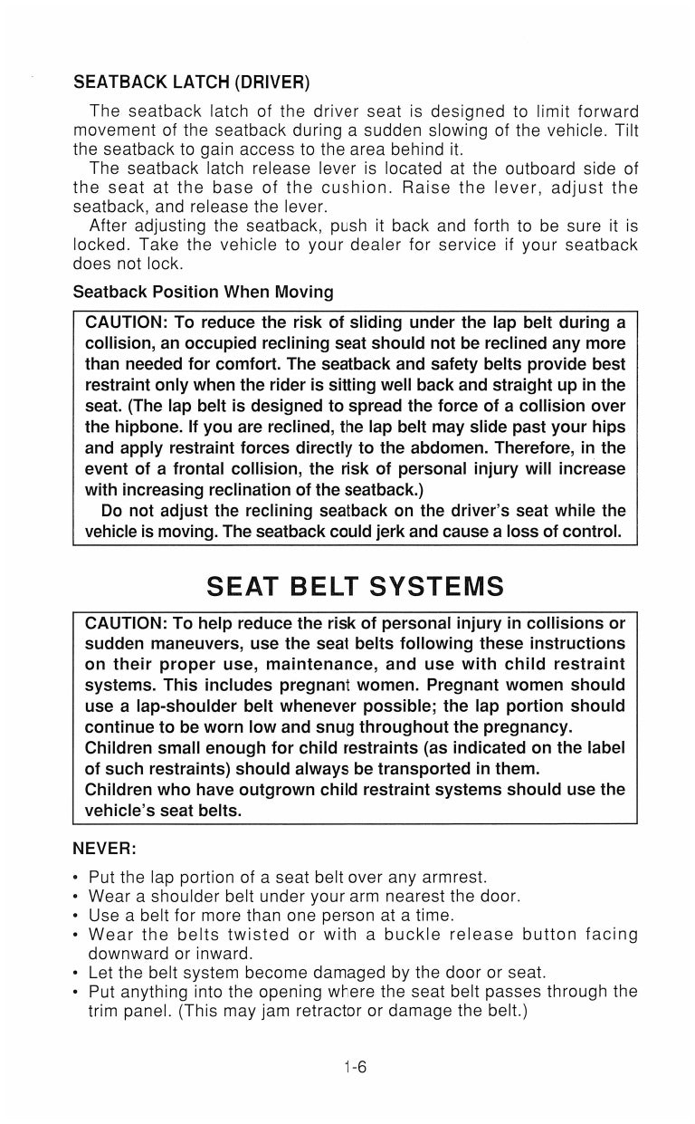 2000 Isuzu NPR Gas Owner's Manual | English