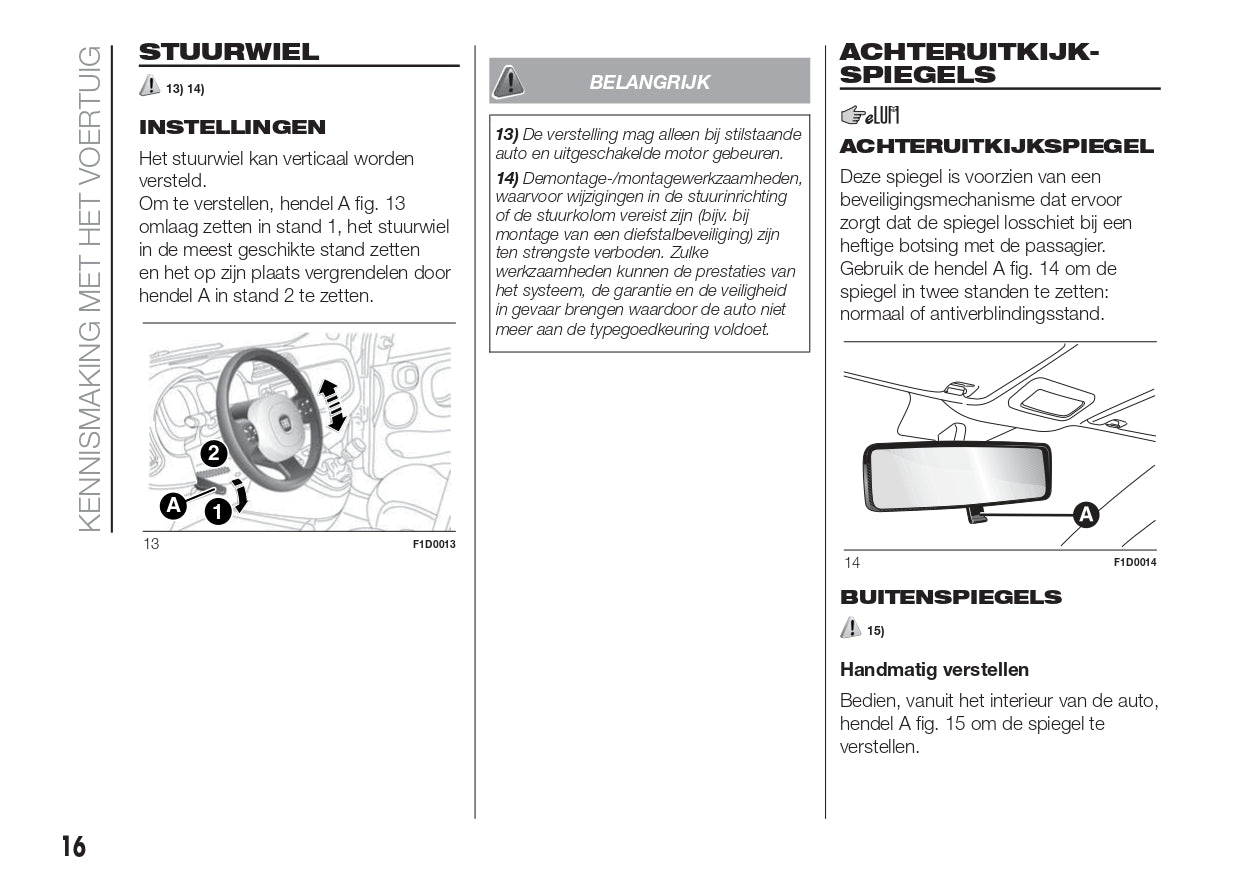 2018 Fiat Panda Owner's Manual | Dutch