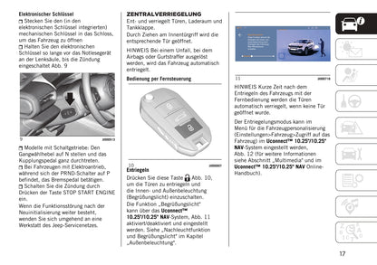 2023 Jeep Avenger Owner's Manual | German