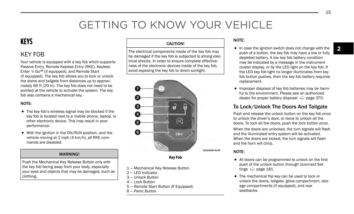 2023 Jeep Gladiator Owner's Manual | English