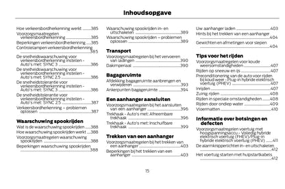 2022-2024 Ford Kuga Vignale/Kuga Vignale Hybrid Owner's Manual | Dutch