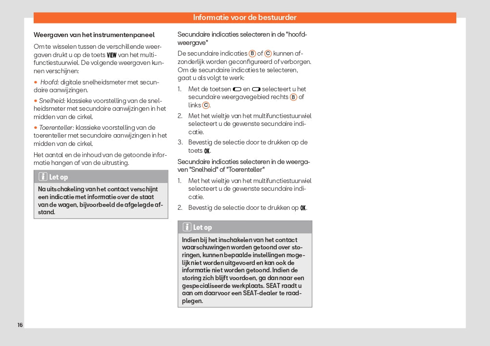 2023 Seat Tarraco Gebruikershandleiding | Nederlands