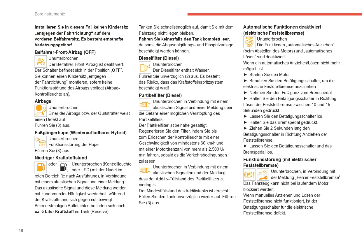 2022-2024 Citroën C5 Aircross Owner's Manual | German