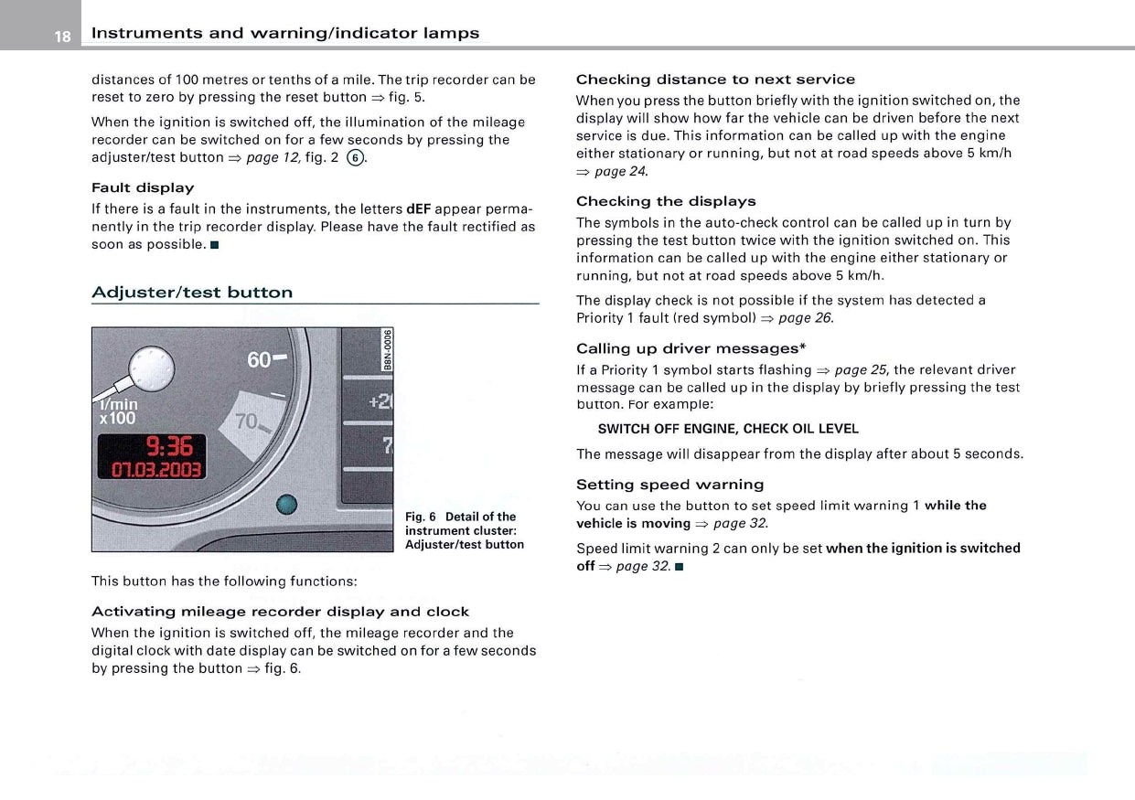 2005 Audi TT/TT Coupé Owner's Manual | English