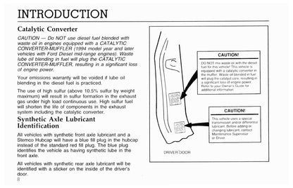 1997 Ford L-Series Owner's Manual | English