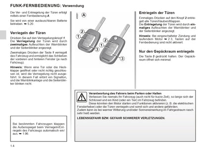 2022-2024 Renault Clio Owner's Manual | German