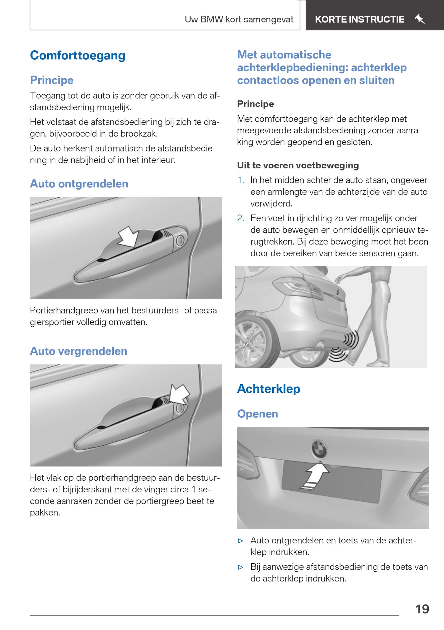 2018 BMW 2 Serie Active Tourer 225XE Sport Line/2 Serie Owner's Manual | Dutch