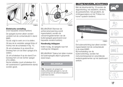 2016 Fiat Panda Gebruikershandleiding | Nederlands