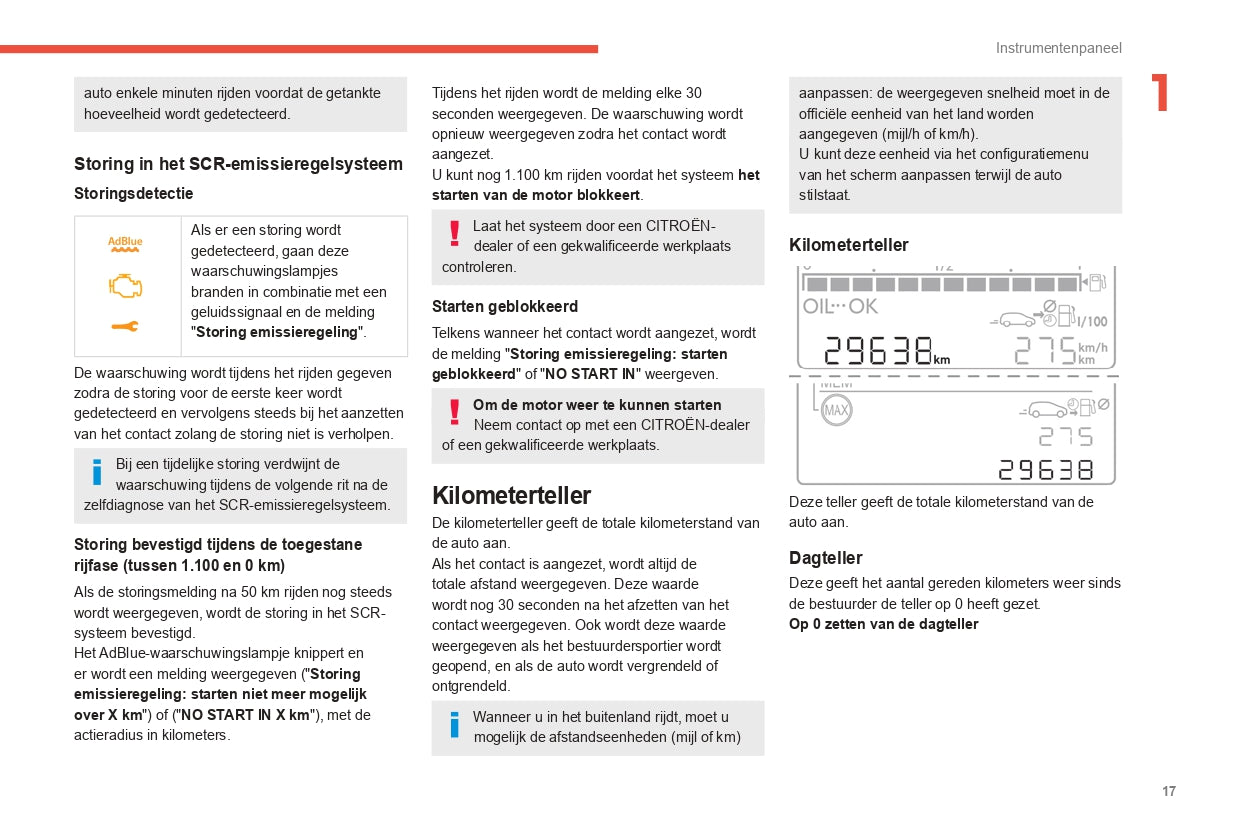 2022-2024 Citroën C3 Owner's Manual | Dutch