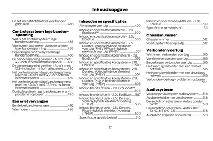 2022-2024 Ford Kuga Vignale/Kuga Vignale Hybrid Owner's Manual | Dutch