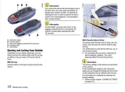 2012 Porsche 911 Carrera Manuel du propriétaire | Anglais