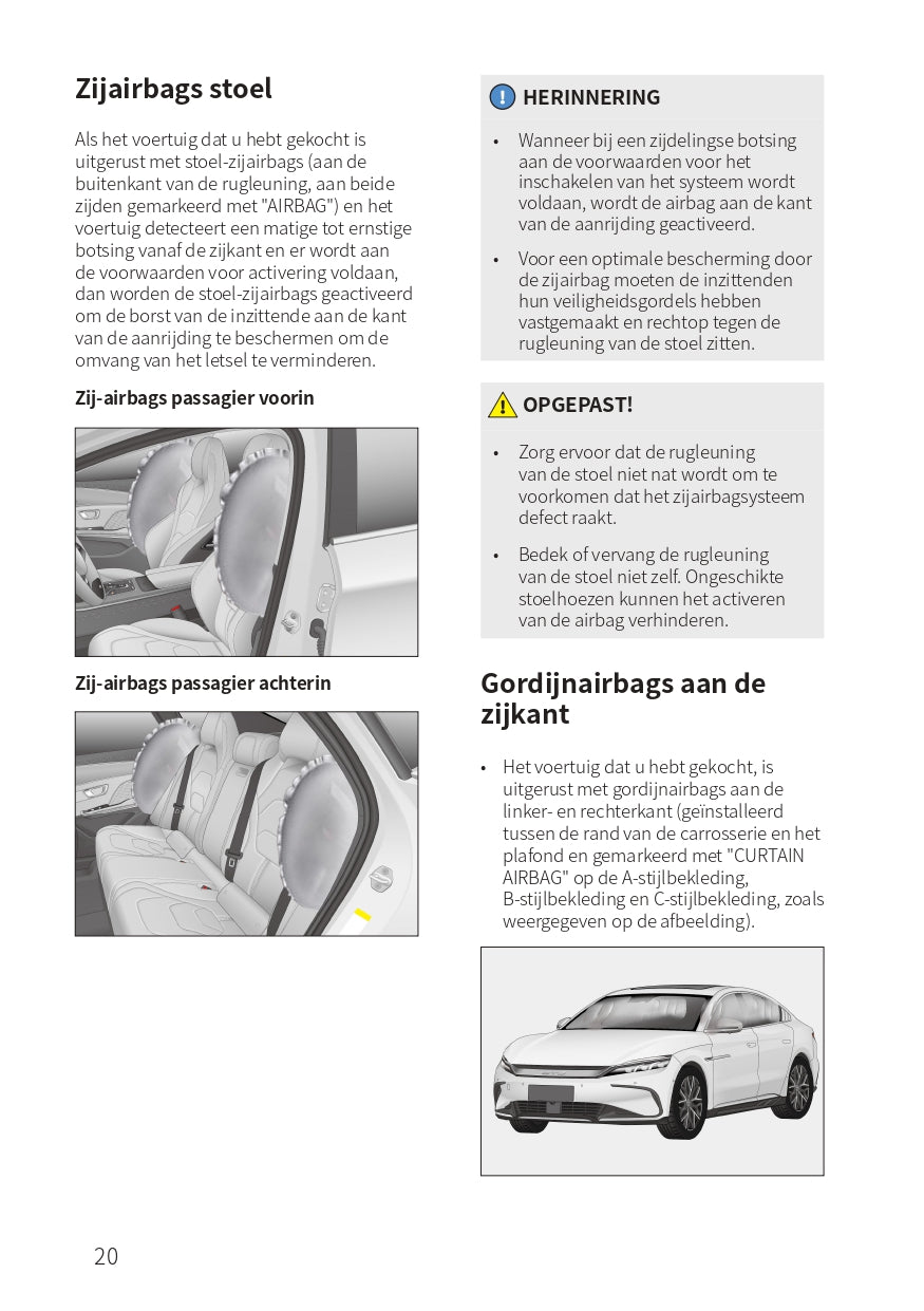 2023-2024 BYD Han EV Owner's Manual | Dutch