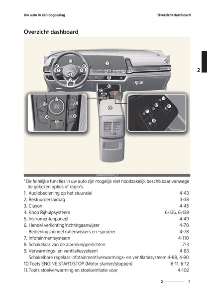 2022-2023 Kia Sportage/Sportage 5 Owner's Manual | Dutch