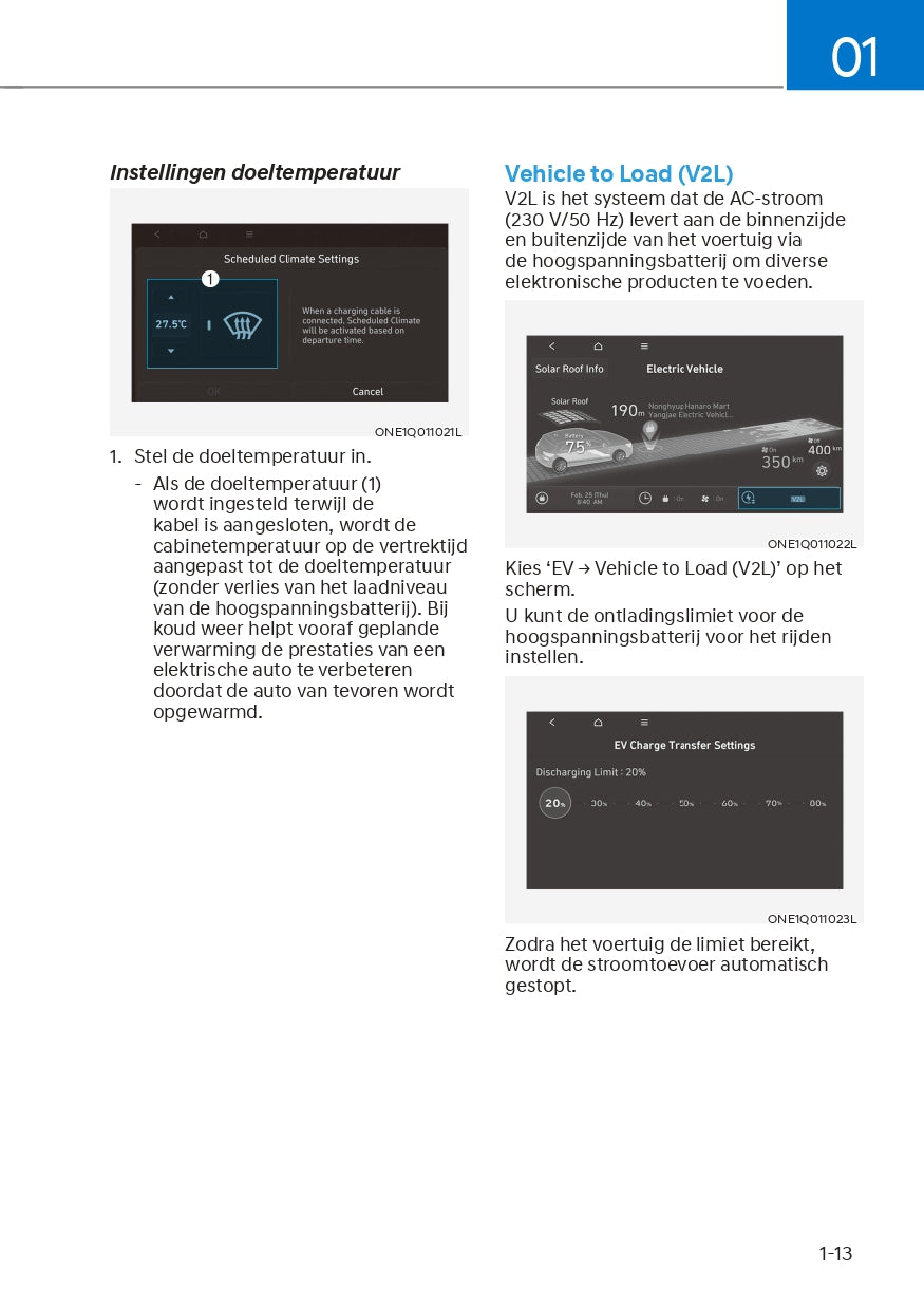 2021-2022 Hyundai Ioniq 5 Owner's Manual | Dutch