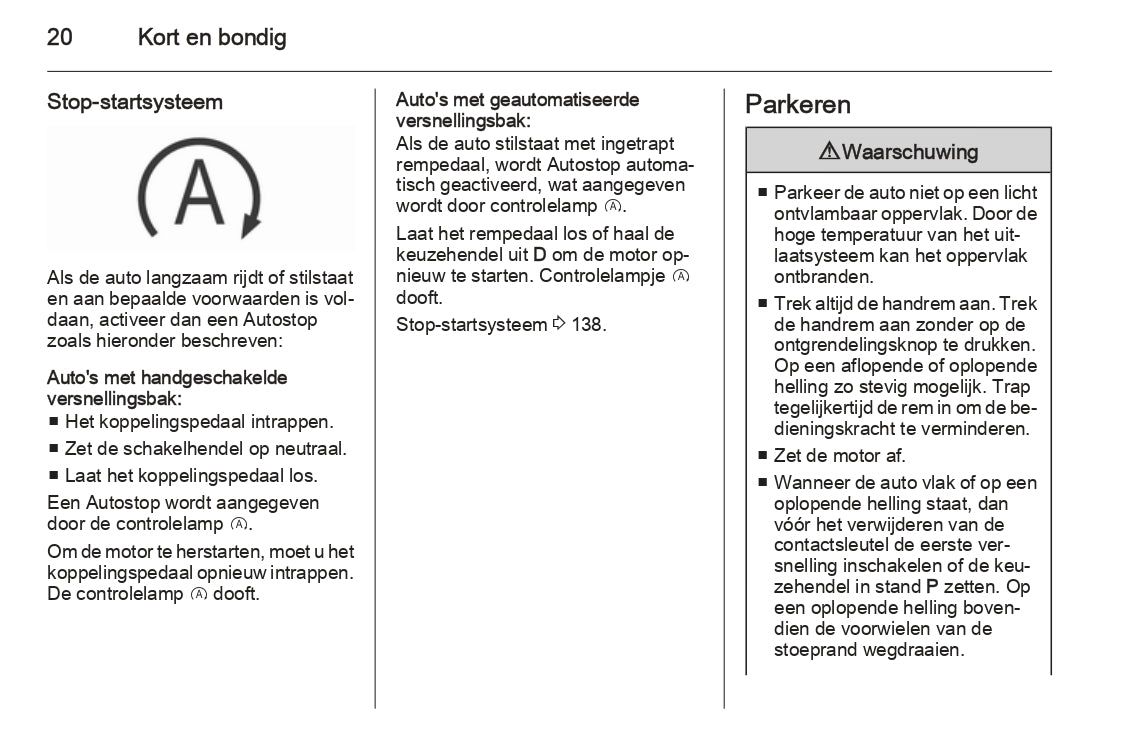 2015 Opel Corsa Gebruikershandleiding | Nederlands