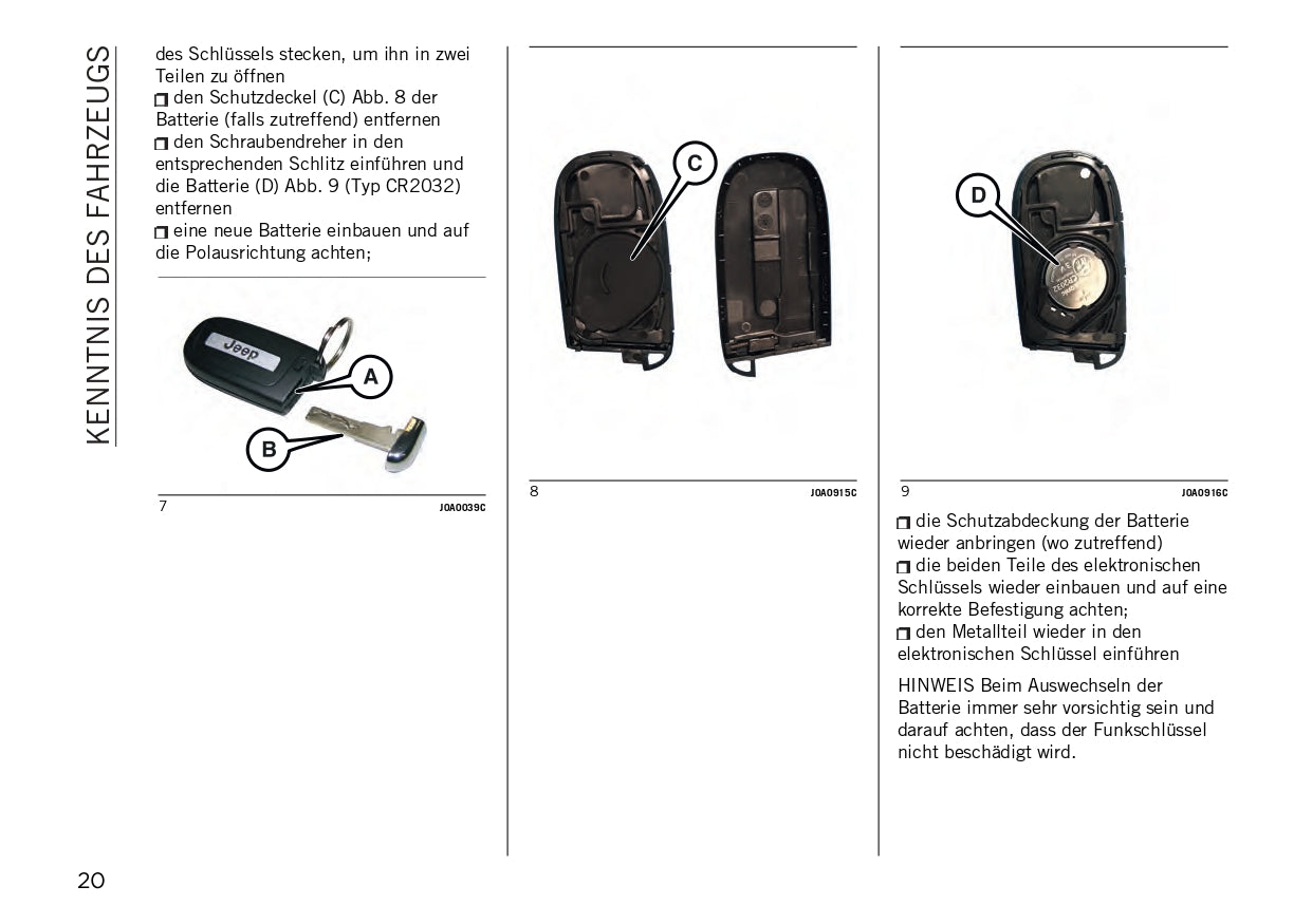 2023 Jeep Renegade Owner's Manual | German