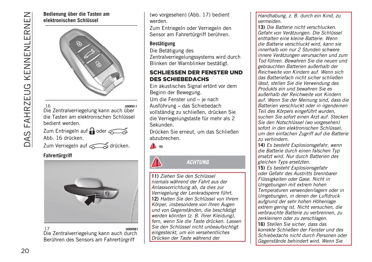 2023 Jeep Avenger Owner's Manual | German