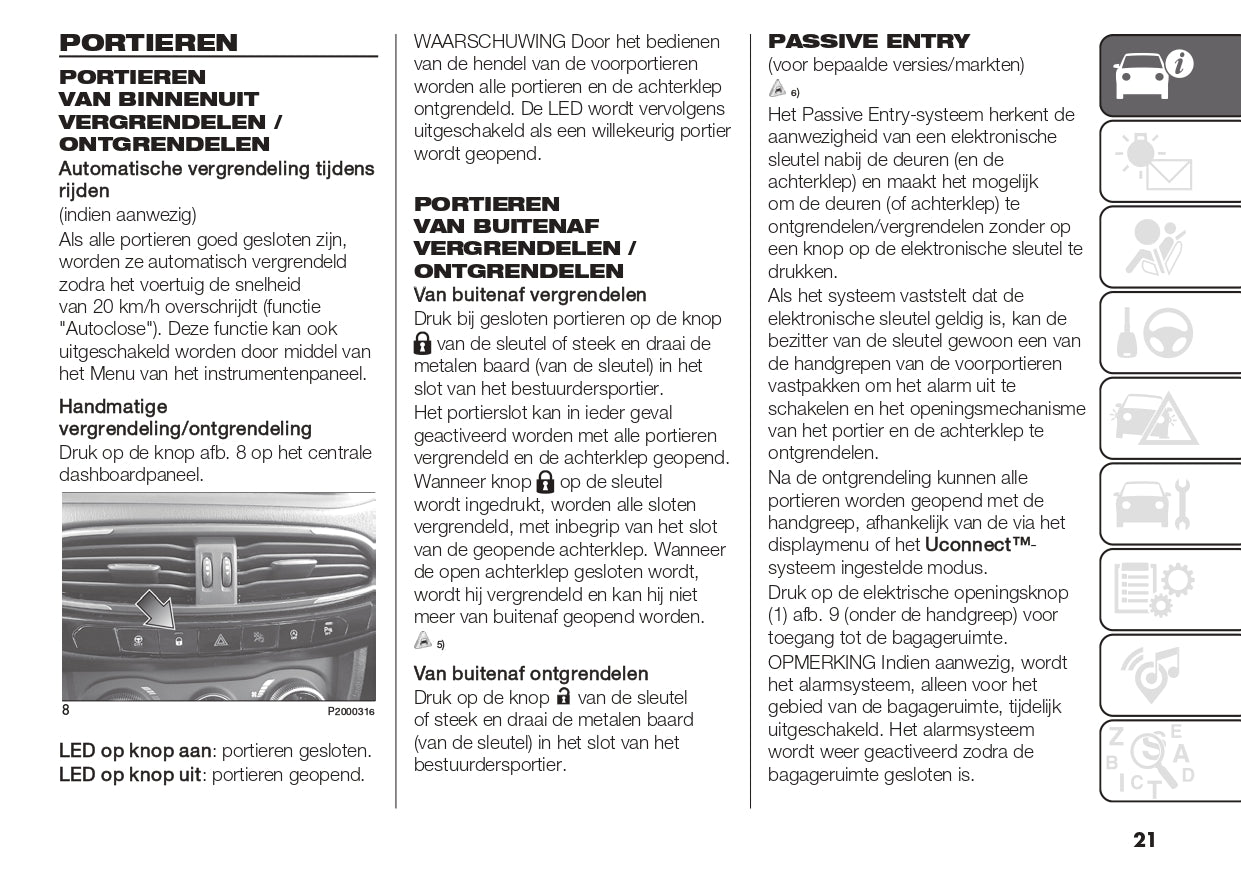 2022-2023 Fiat Tipo Gebruikershandleiding | Nederlands