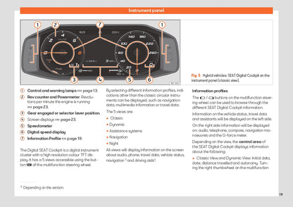 2023-2024 Seat Leon/Leon Sportstourer Owner's Manual | English