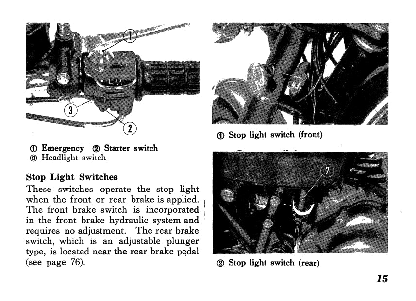 1972-1973 Honda CB350F Owner's Manual | English