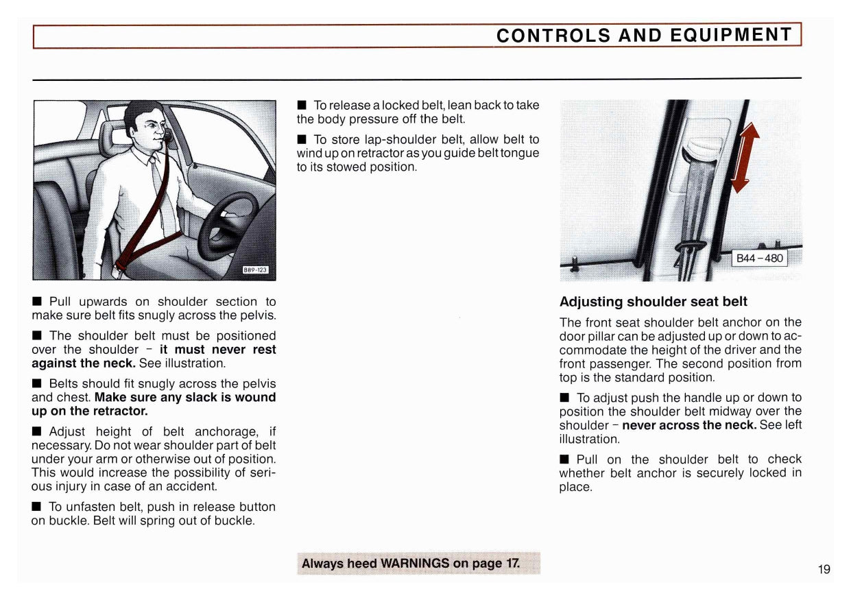 1990 Audi Quattro V8 Owner's Manual | English