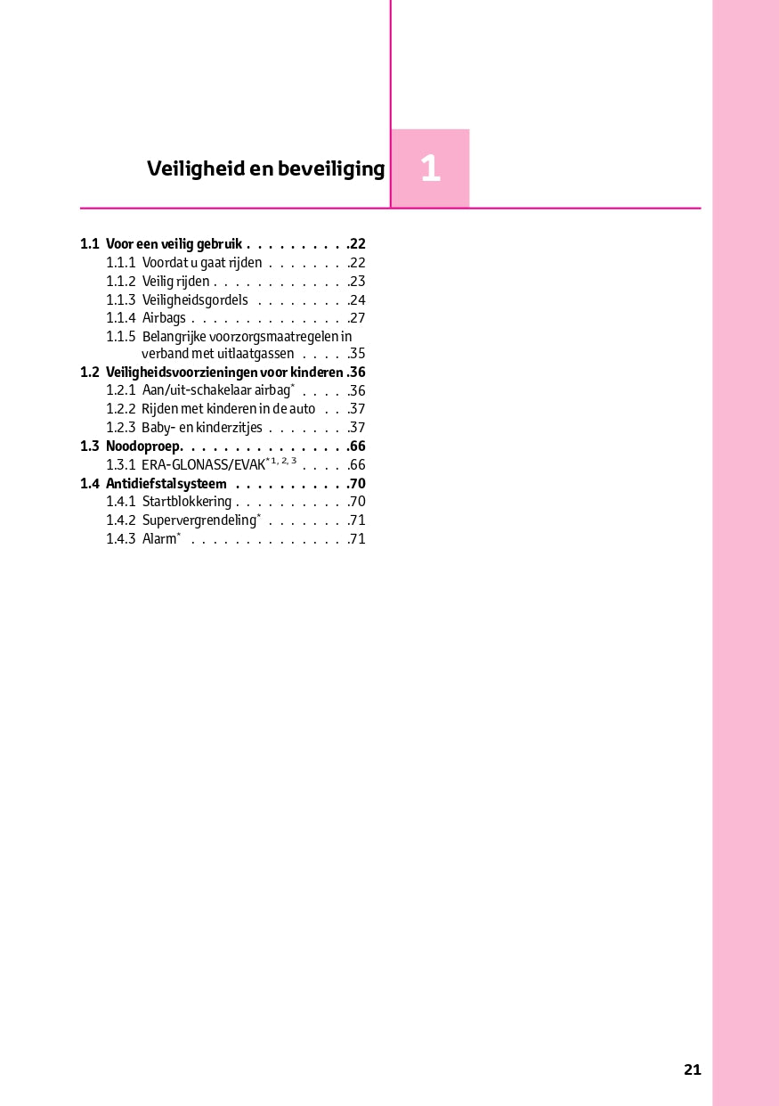 2022-2023 Toyota Land Cruiser Owner's Manual | Dutch