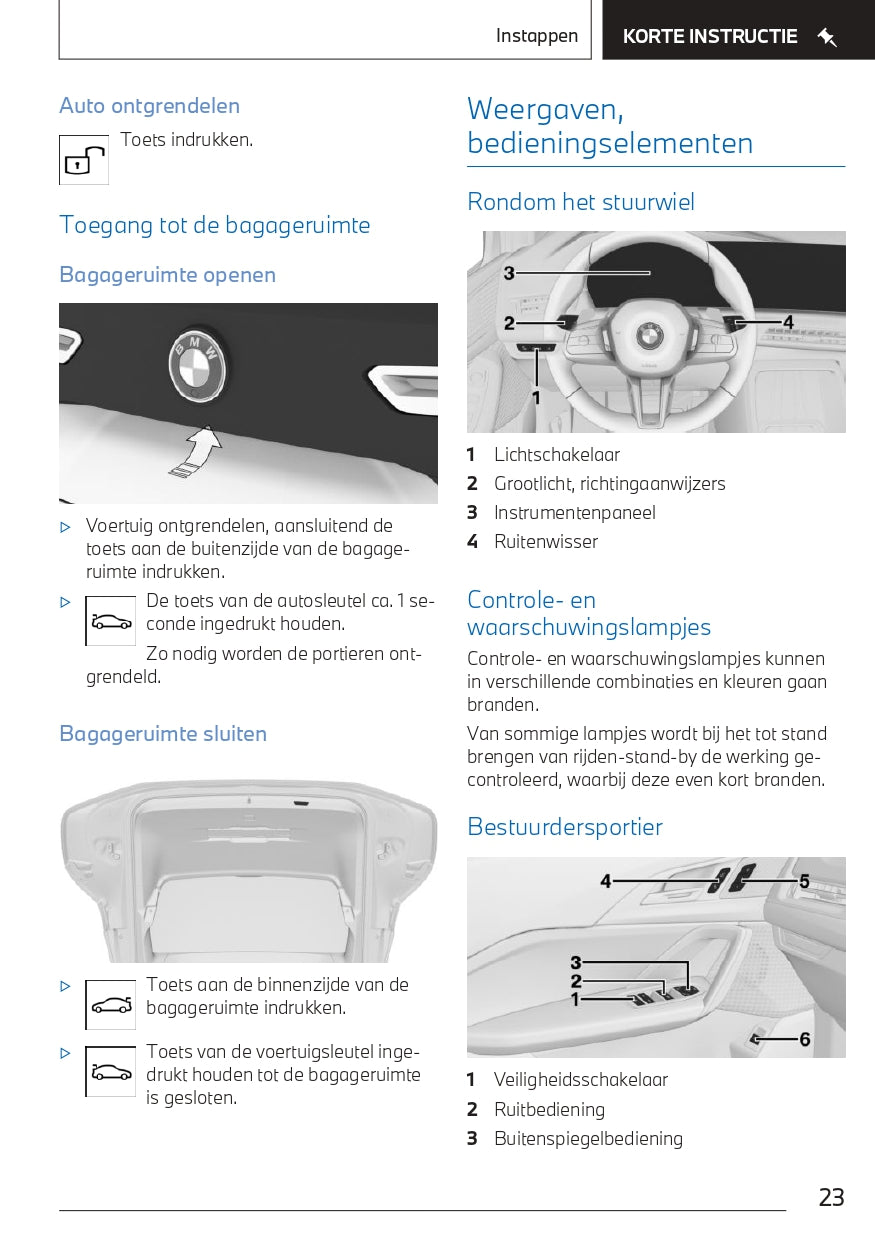 2022-2023 BMW X1 Bedienungsanleitung | Niederländisch