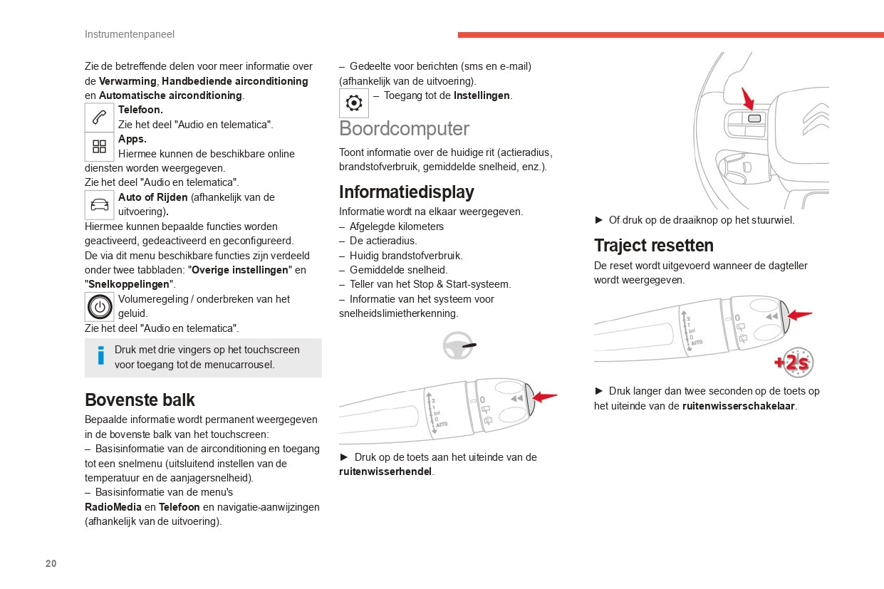 2022-2024 Citroën C3 Owner's Manual | Dutch