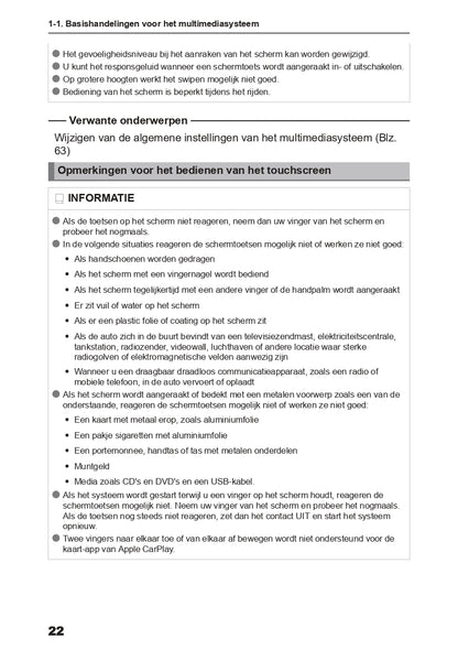 2024 Toyota Corolla Cross Infotainment Manual | Dutch