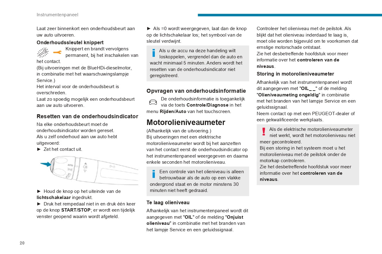 2019-2020 Peugeot 208/e-208 Gebruikershandleiding | Nederlands