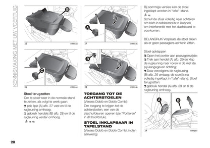 2020 Fiat Doblò Cargo Gebruikershandleiding | Nederlands