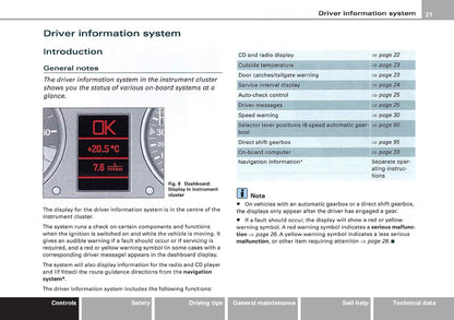 2004 Audi TT/TT Coupé Owner's Manual | English