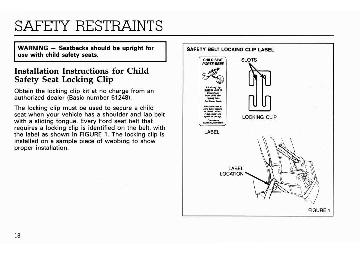 1994 Ford F Series Diesel/B Series Diesel Owner's Manual | English