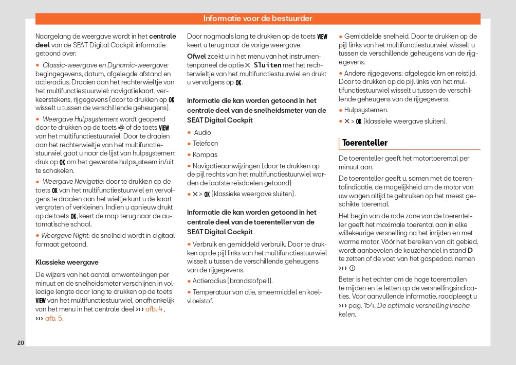 2022-2023 Seat Leon/Leon Sportstourer Owner's Manual | Dutch