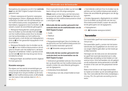 2022-2023 Seat Leon/Leon Sportstourer Owner's Manual | Dutch