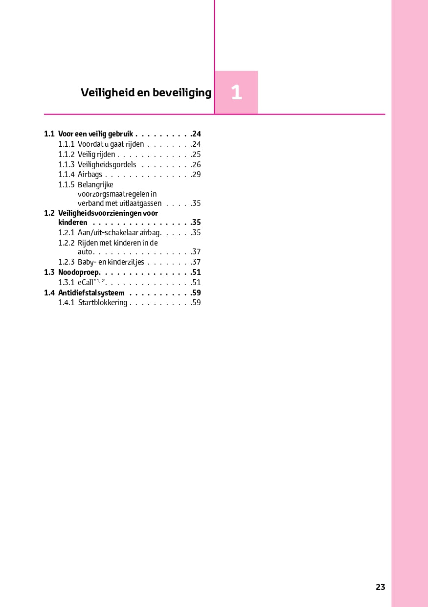 2024 Toyota Aygo X Owner's Manual | Dutch