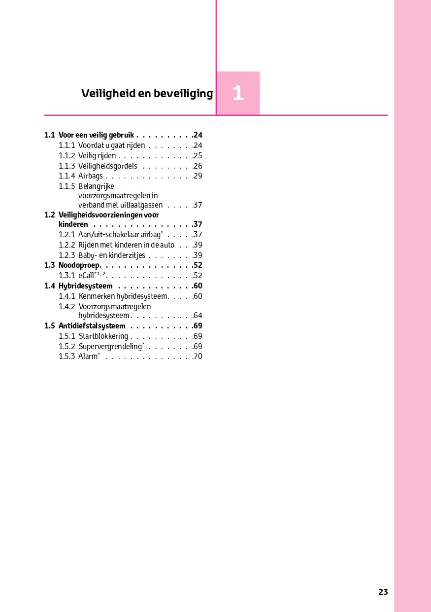 2023-2024 Toyota RAV4 Hybrid Owner's Manual | Dutch