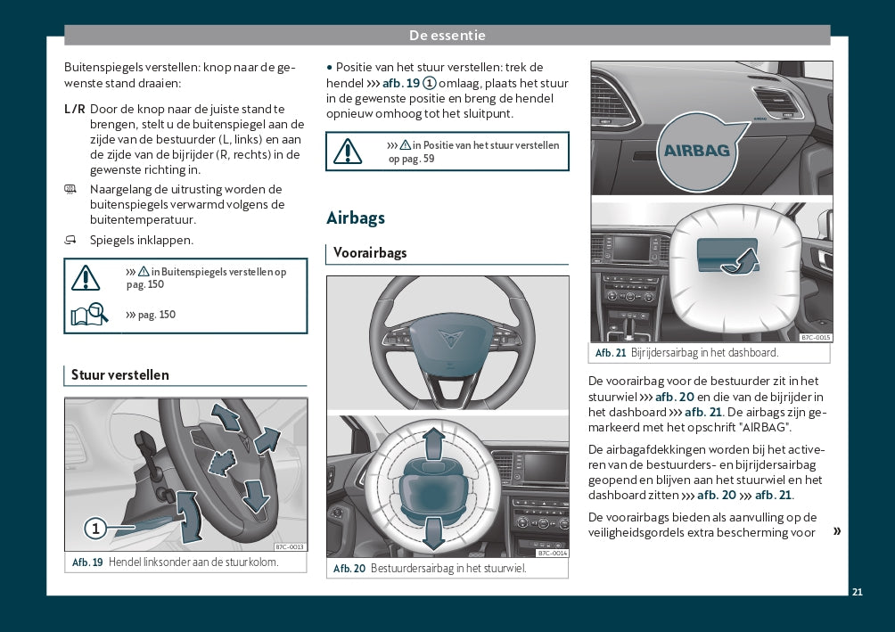 2019 Cupra Ateca Owner's Manual | Dutch