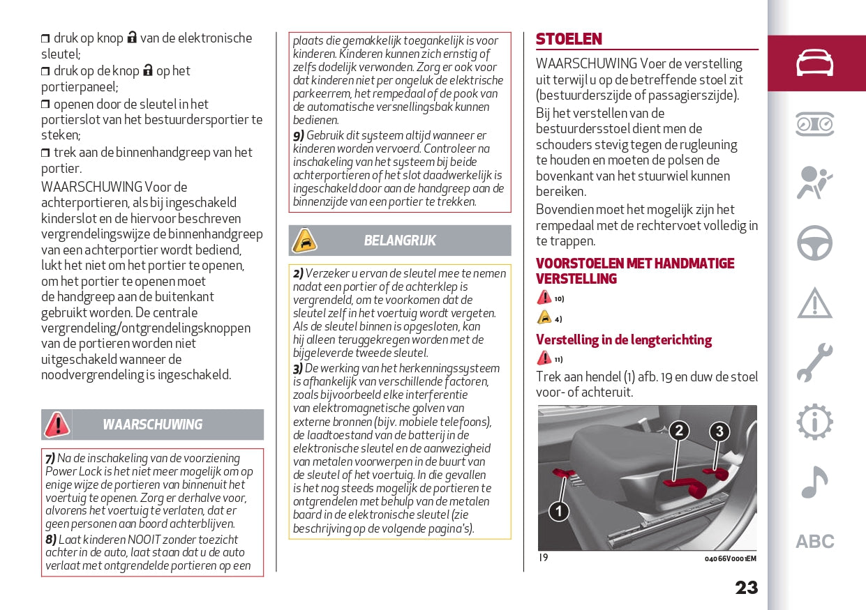 2024 Alfa Romeo Stelvio Owner's Manual | Dutch