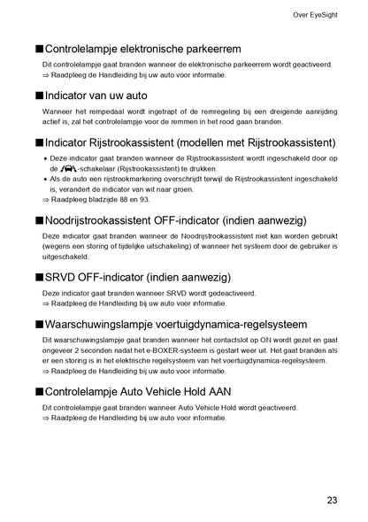 2020 Subaru Forester EyeSight Guide | Dutch