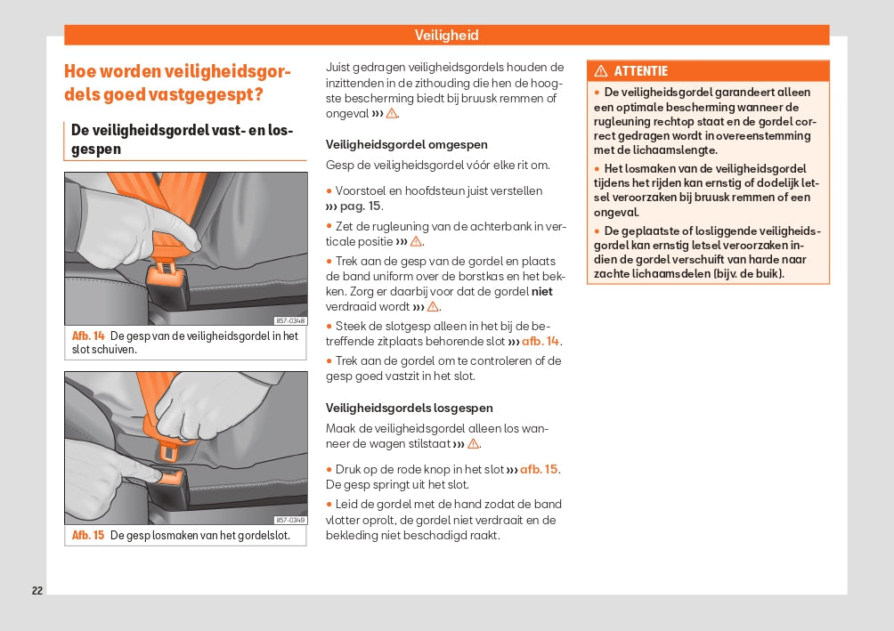 2022 Seat Leon/Leon Sportstourer Owner's Manual | Dutch