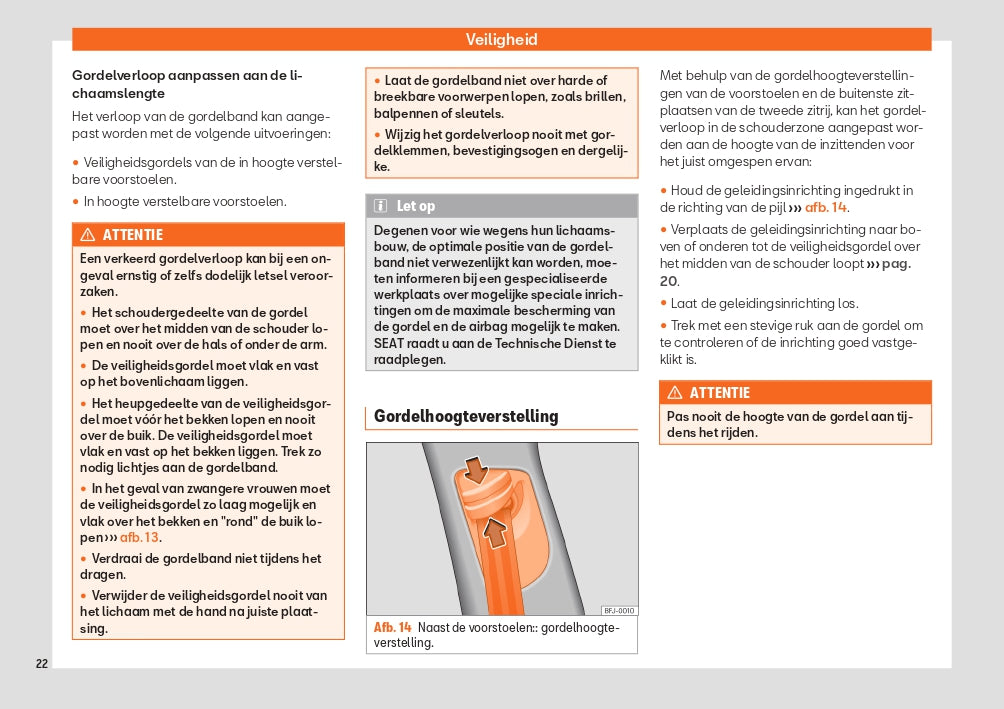 2022 Seat Tarraco Owner's Manual | Dutch