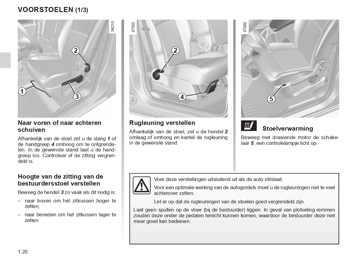 2018-2020 Renault Kangoo Owner's Manual | Dutch