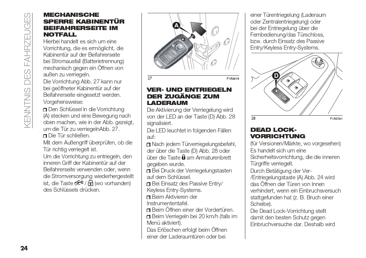 2022 Fiat Ducato Owner's Manual | German