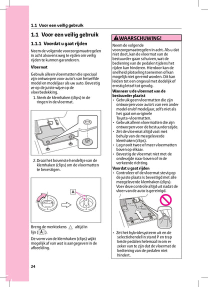 2024 Toyota C-HR Plug-in-Hybrid Owner's Manual | Dutch