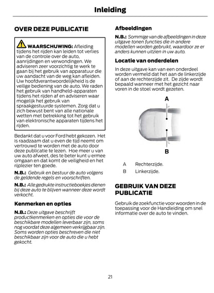 2022-2024 Ford Transit Owner's Manual | Dutch