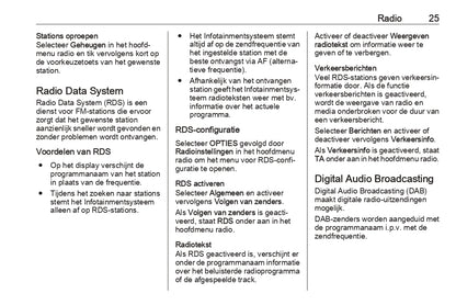 2020-2023 Opel Vivaro Infotainment Manual | Dutch