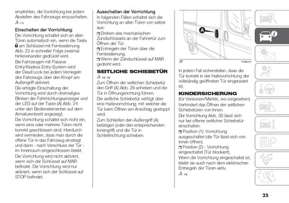 2022 Fiat Ducato Owner's Manual | German