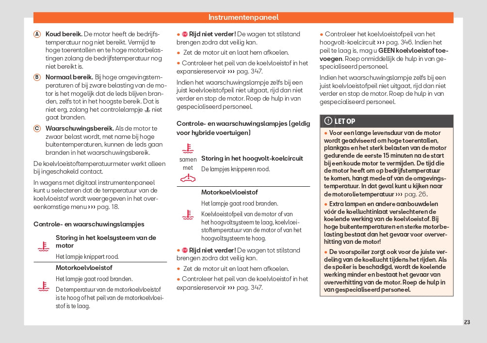 2022-2023 Seat Leon/Leon Sportstourer Owner's Manual | Dutch